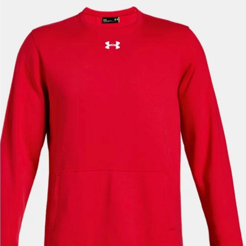 Mens Red UA Crewneck